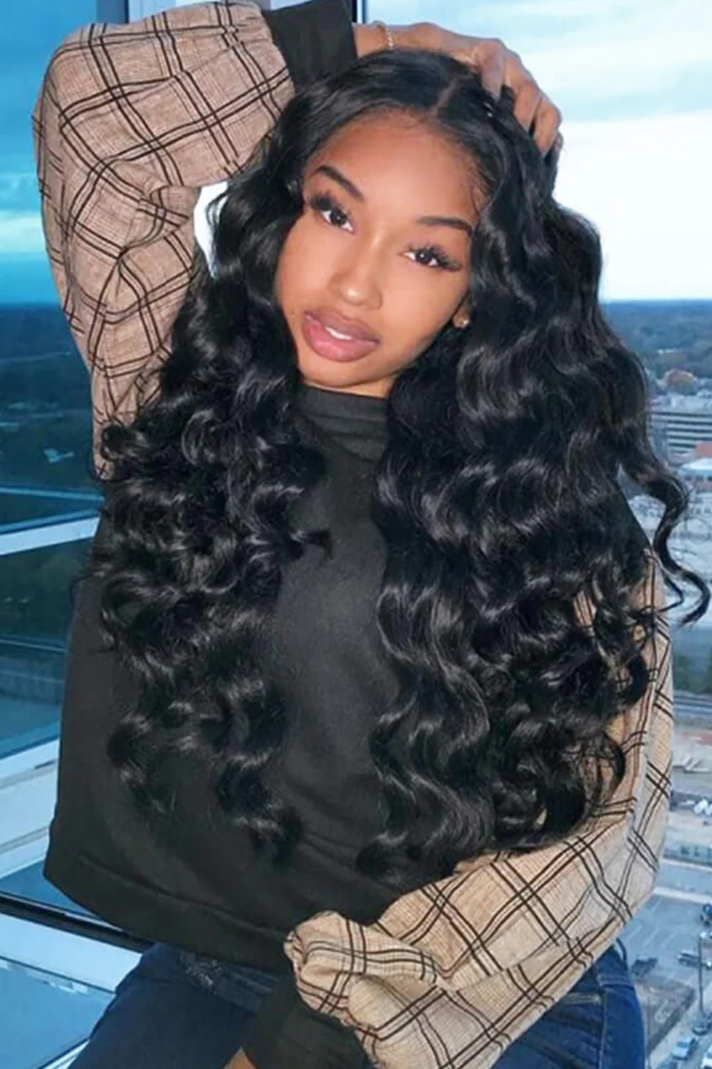 360 Lace Loose Wave Pre Plucked Human Hair 3606 - Image 8