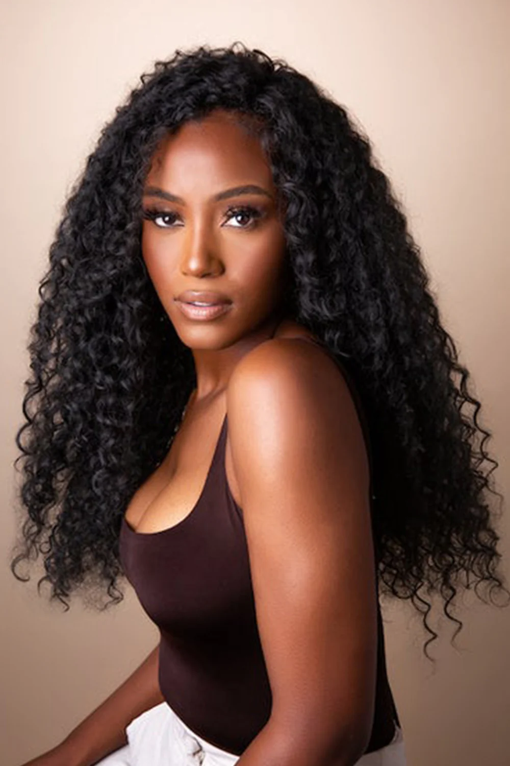 360 Lace Deep Curly Wigs Glueless Pre Plucked 3604 - Image 6