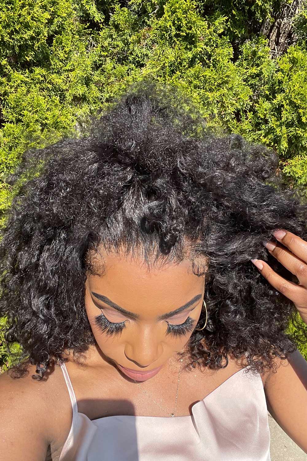 360 Lace Kinky Straight Human Hair Natural Color 3607 - Image 7